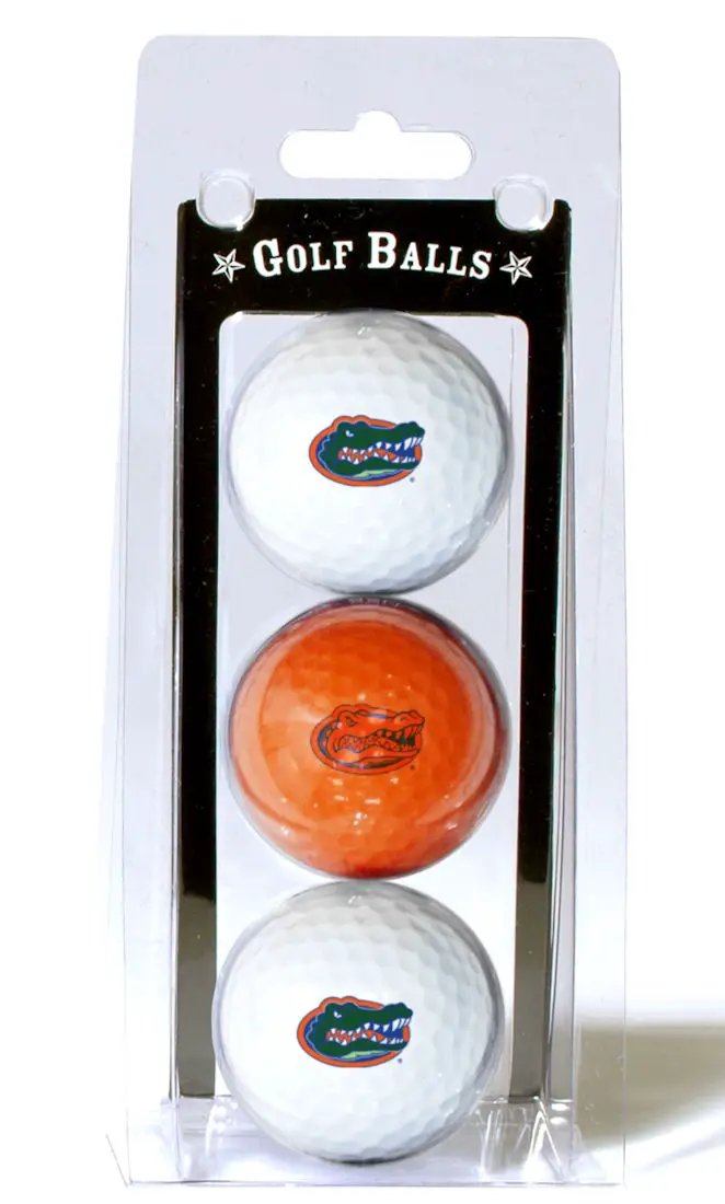 Florida Gators 3 Pack of Golf Balls