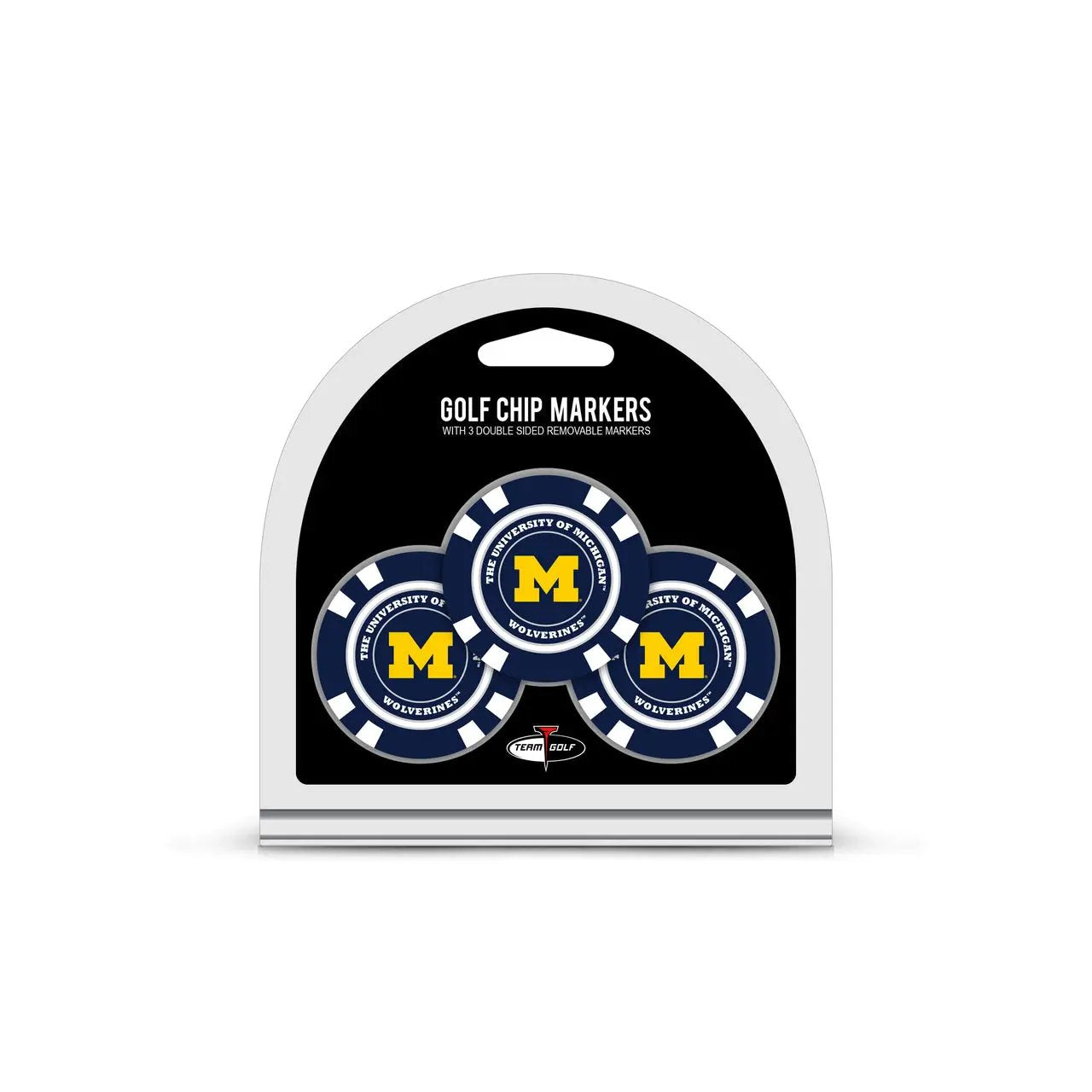 Michigan Wolverines Golf Chip with Marker 3 Pack