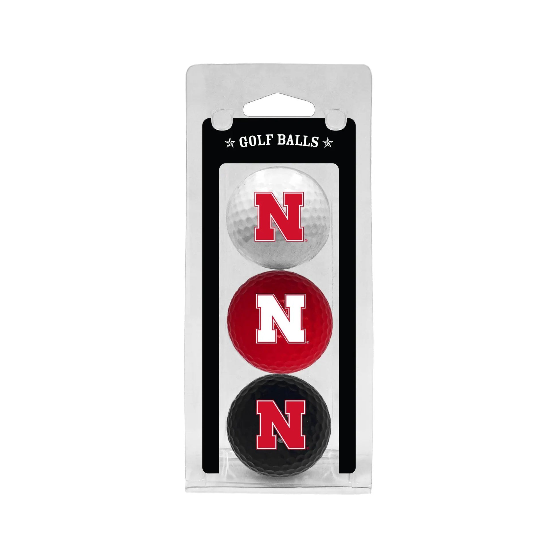 Nebraska Cornhuskers 3 Pack of Golf Balls