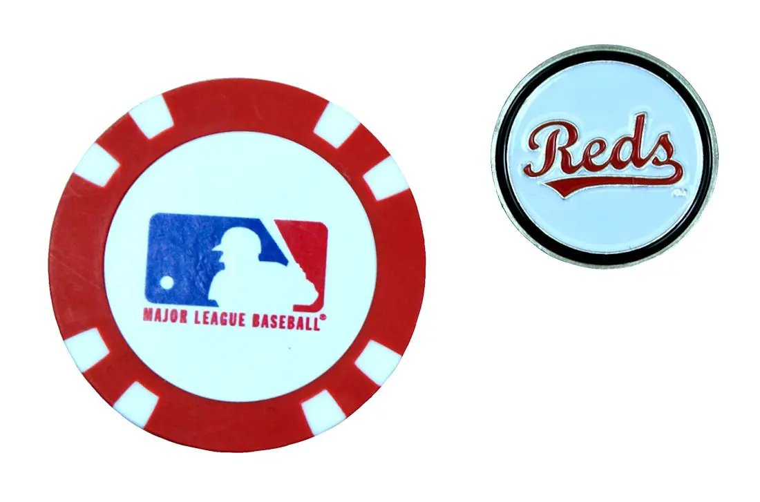 Cincinnati Reds Golf Chip with Marker - Bulk