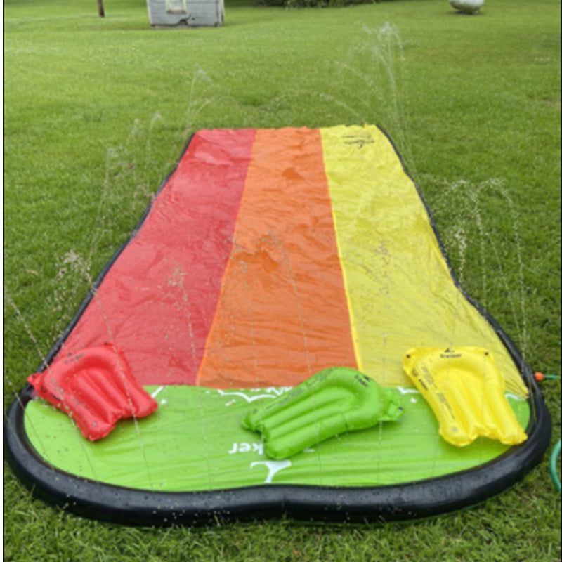 Three-Person PVC Children's Water Slide for Outdoor Fun - ToylandEU