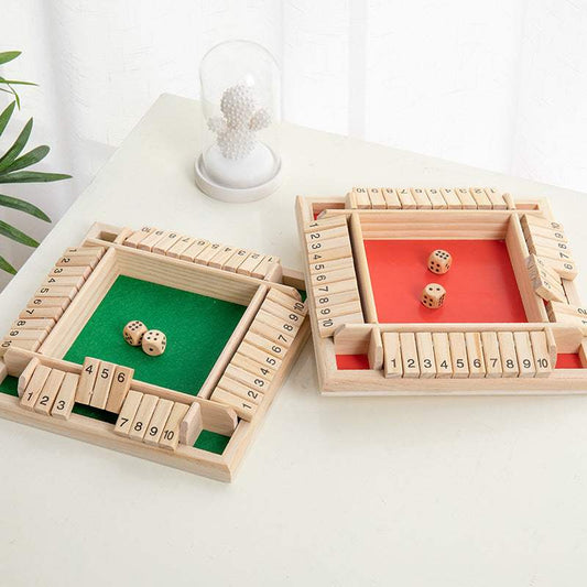 Wooden Shut The Box Game | Family Party, Ages 6+