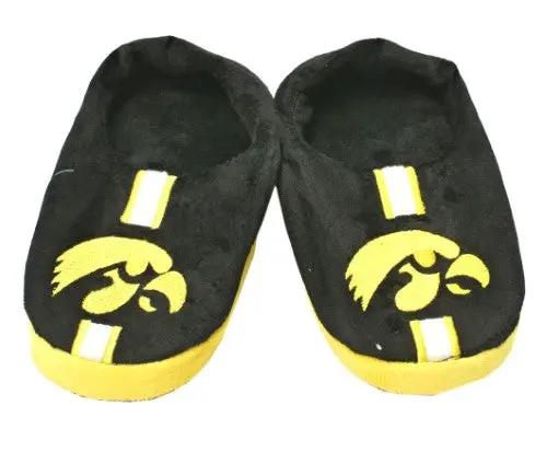 Iowa Hawkeyes Slipper - Youth 4-7 Size 11-12 Stripe - (1 Pair) - L