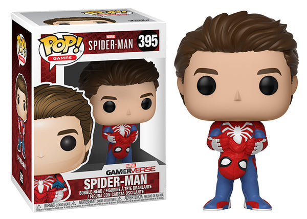 Funko Pop Spider Man Unmasked GamerVerse Figure Near Mint
