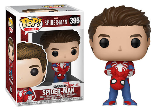 Funko Pop Spider Man Unmasked GamerVerse Figure Near Mint