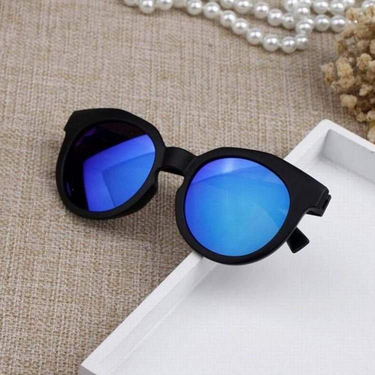 Kids' Round Sunglasses | Black And Colored Frames