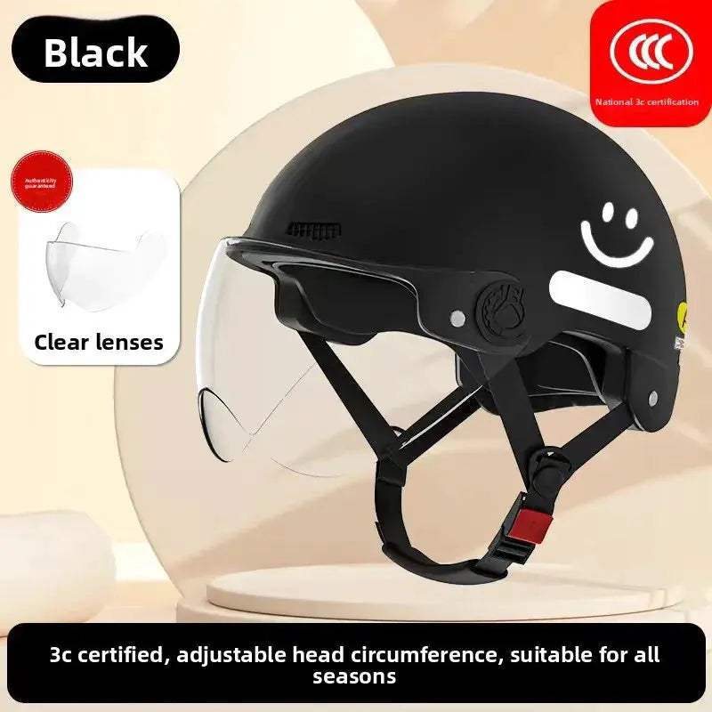 3C Certified Cartoon Half Helmet With Goggles For Bike - ToylandEU