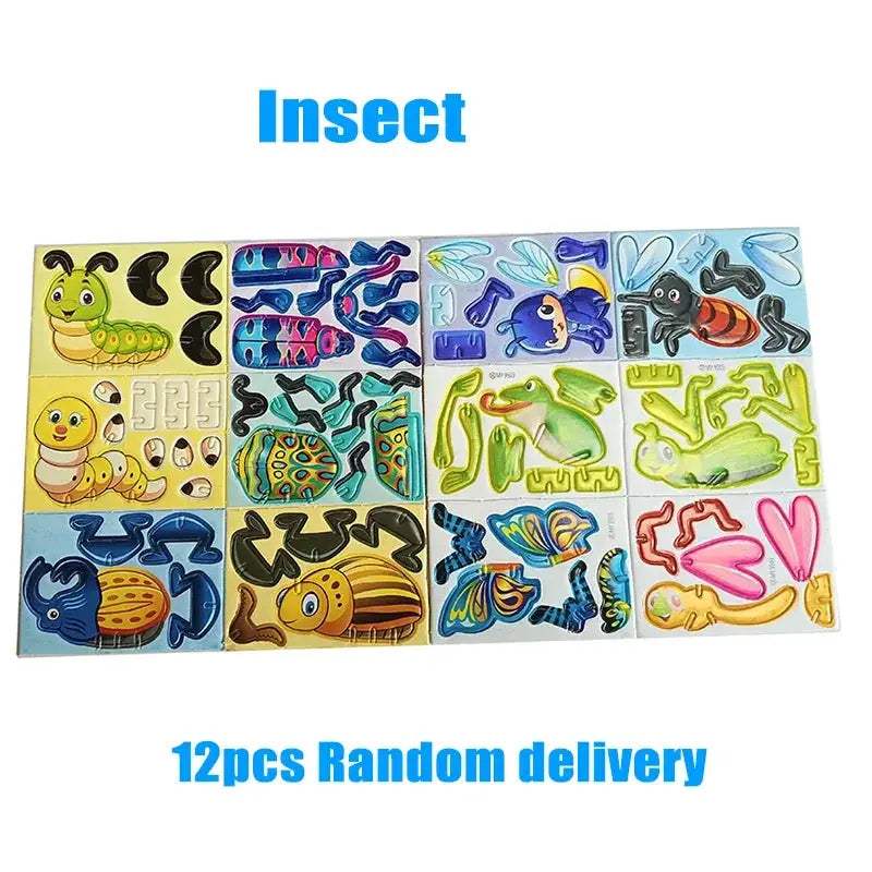  3D Animal Foam Puzzles for Kids Party Favors Colorful -  ToylandEU™