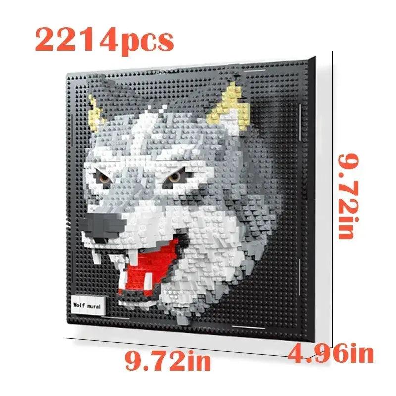  DIY 3D Animal Block Art Wall Frame Gift For Adults -  ToylandEU™