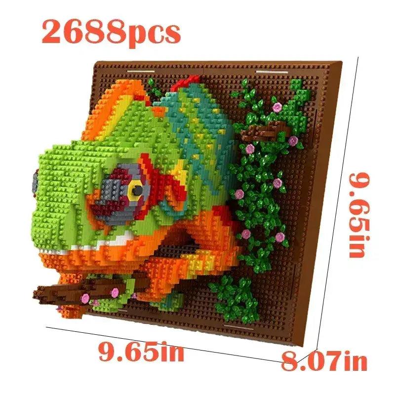  DIY 3D Animal Block Art Wall Frame Gift For Adults -  ToylandEU™