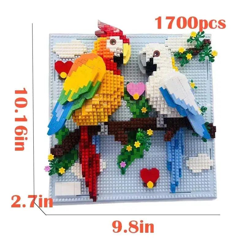  DIY 3D Animal Block Art Wall Frame Gift For Adults -  ToylandEU™