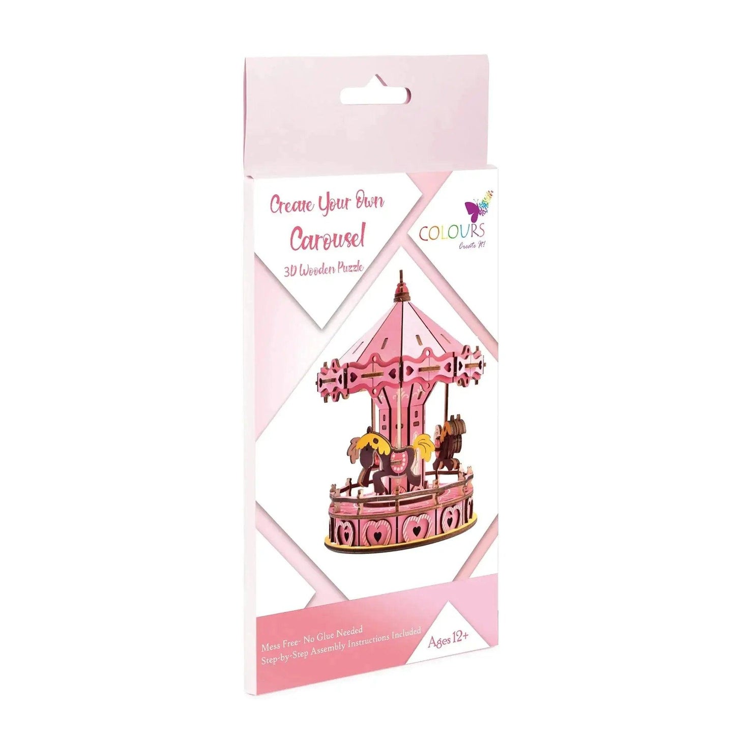  3D Carousel Puzzle Kit Clear Assembly Guide -  ToylandEU™