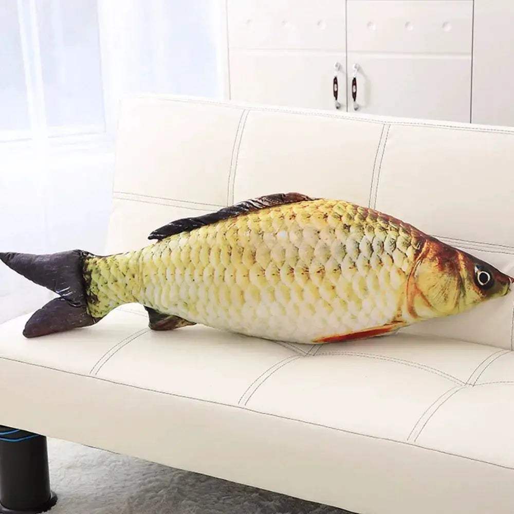 3D Carp Plush Pillow Toy Soft Large Fish Cushion Gift - ToylandEU