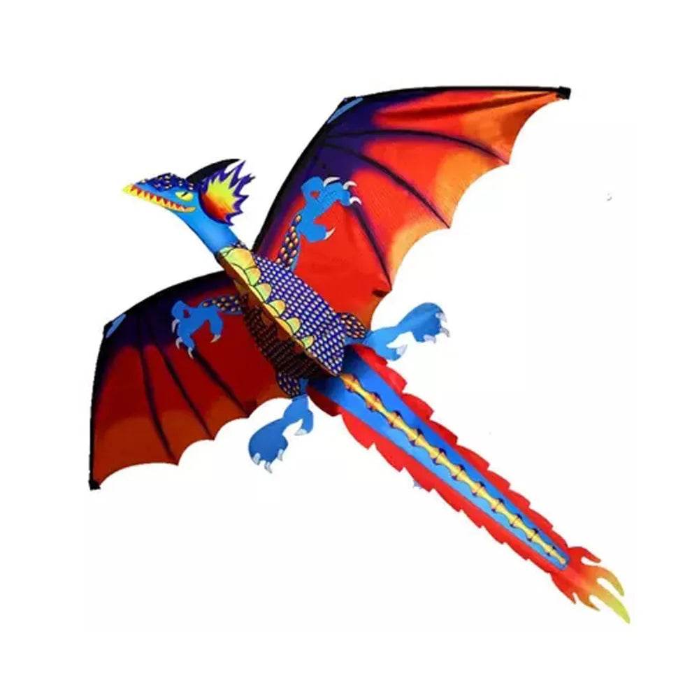 3D Dragon Kite Kids Toy Fun Outdoor Flying Activity Game - ToylandEU