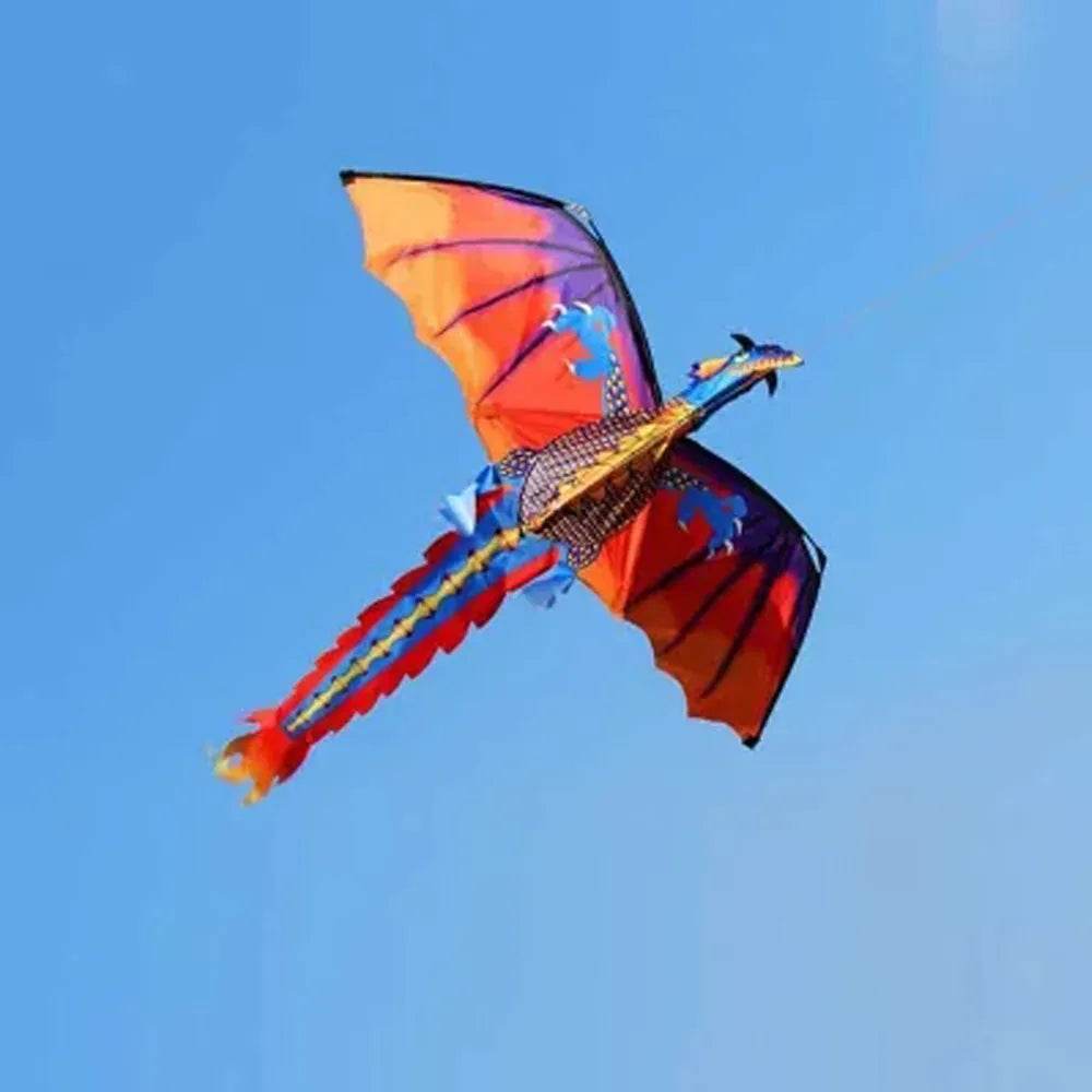 3D Dragon Kite Kids Toy Fun Outdoor Flying Activity Game - ToylandEU