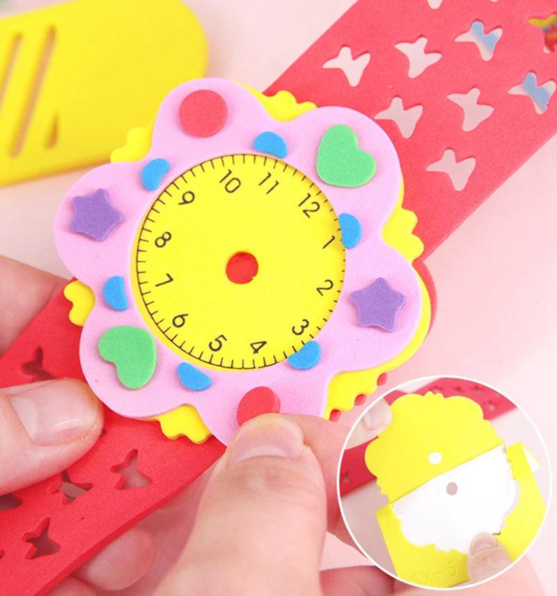 3D EVA Foam Watch Kit | Cartoon Clock | 2 4 6 Pieces | Toylandeu™ 