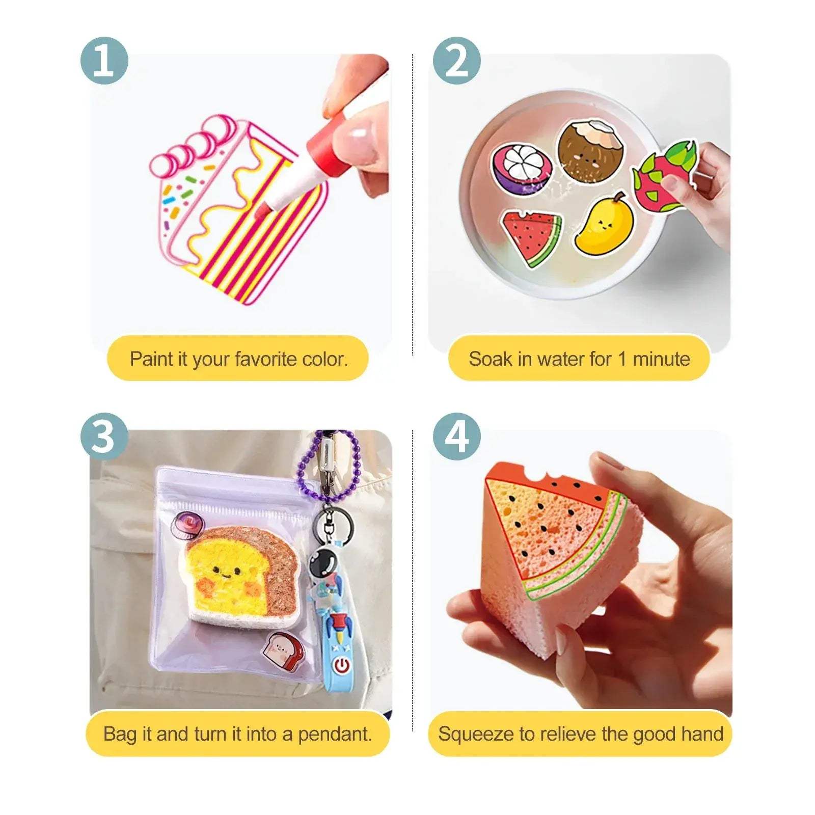 3D Foam DIY Squishy Kit For Kids Family Interactive Craft - ToylandEU