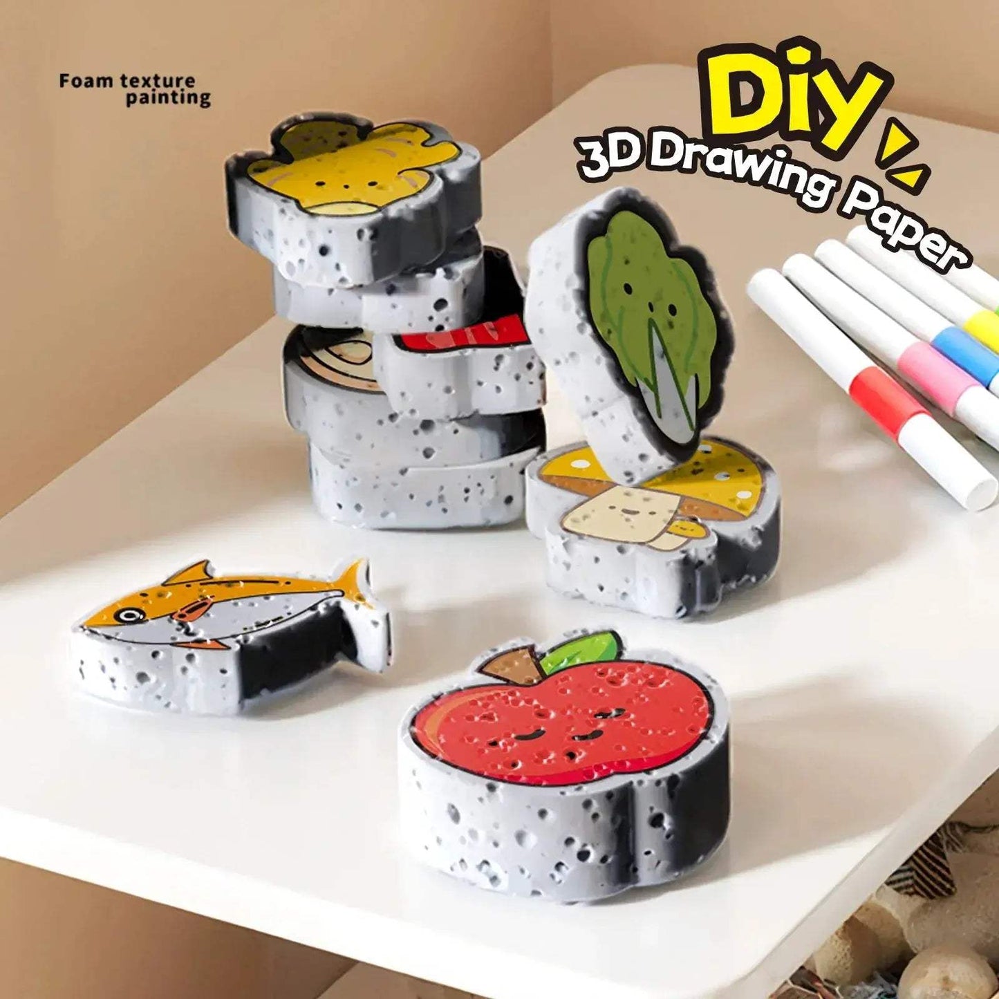 3D Foam DIY Squishy Kit For Kids Family Interactive Craft - ToylandEU