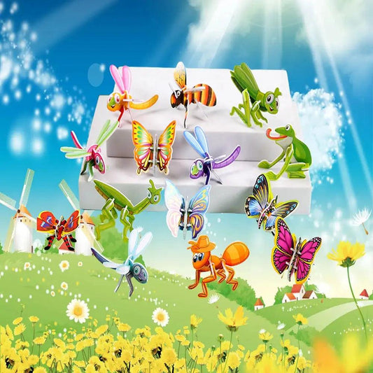 3D Insect Puzzles For Kids Party Educational Fun Pack -  ToylandEU™