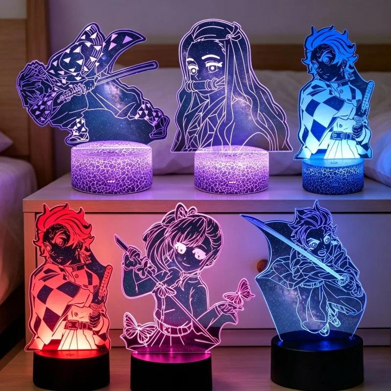 3D LED Night Light | Demon Slayer Design | Toylandeu™
