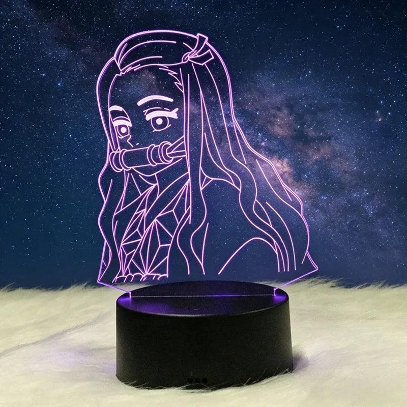 3D LED Night Light | Demon Slayer Design | Toylandeu™