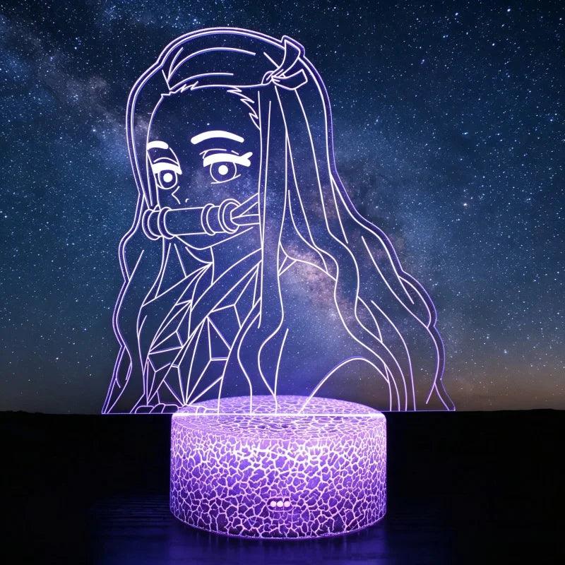 3D LED Night Light | Demon Slayer Design | Toylandeu™