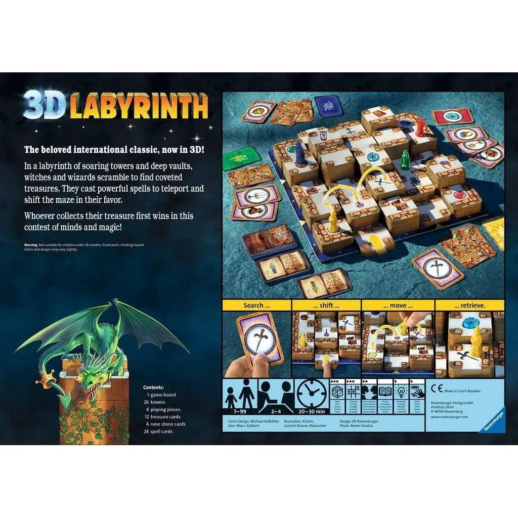  3D Labyrinth Fantasy Board Game With Tower Climb -  ToylandEU™