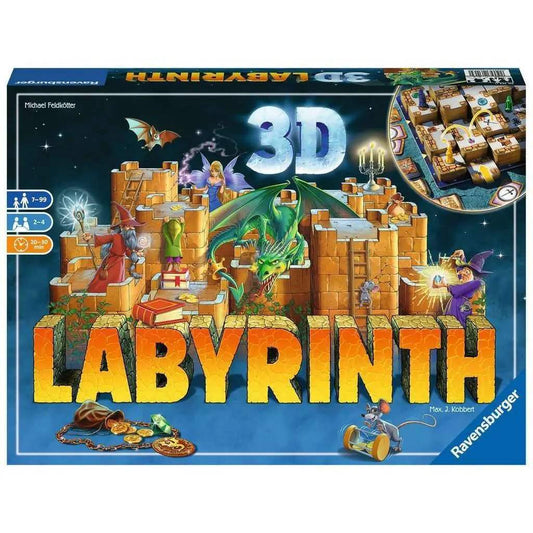 3D Labyrinth Fantasy Board Game With Tower Climb Adventure - ToylandEU