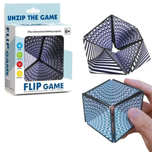  3D Magic Cube Fidget Puzzle Magnetic Stress Relief -  ToylandEU™