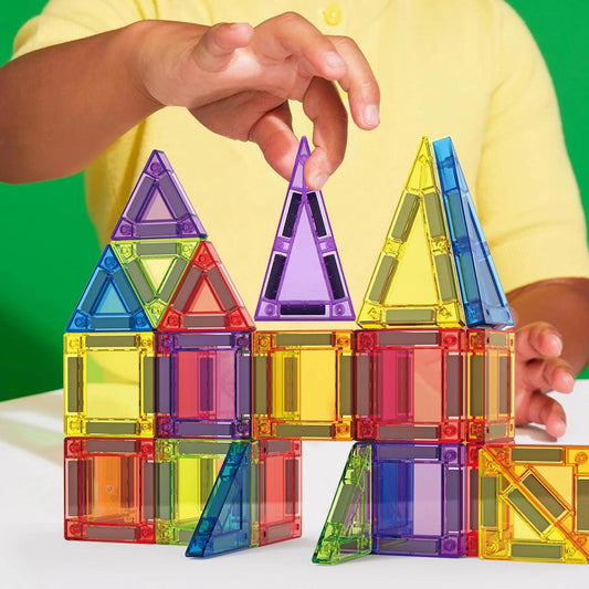  3D Magnetic Tiles | 60-Piece Set | Toylandeu™ 