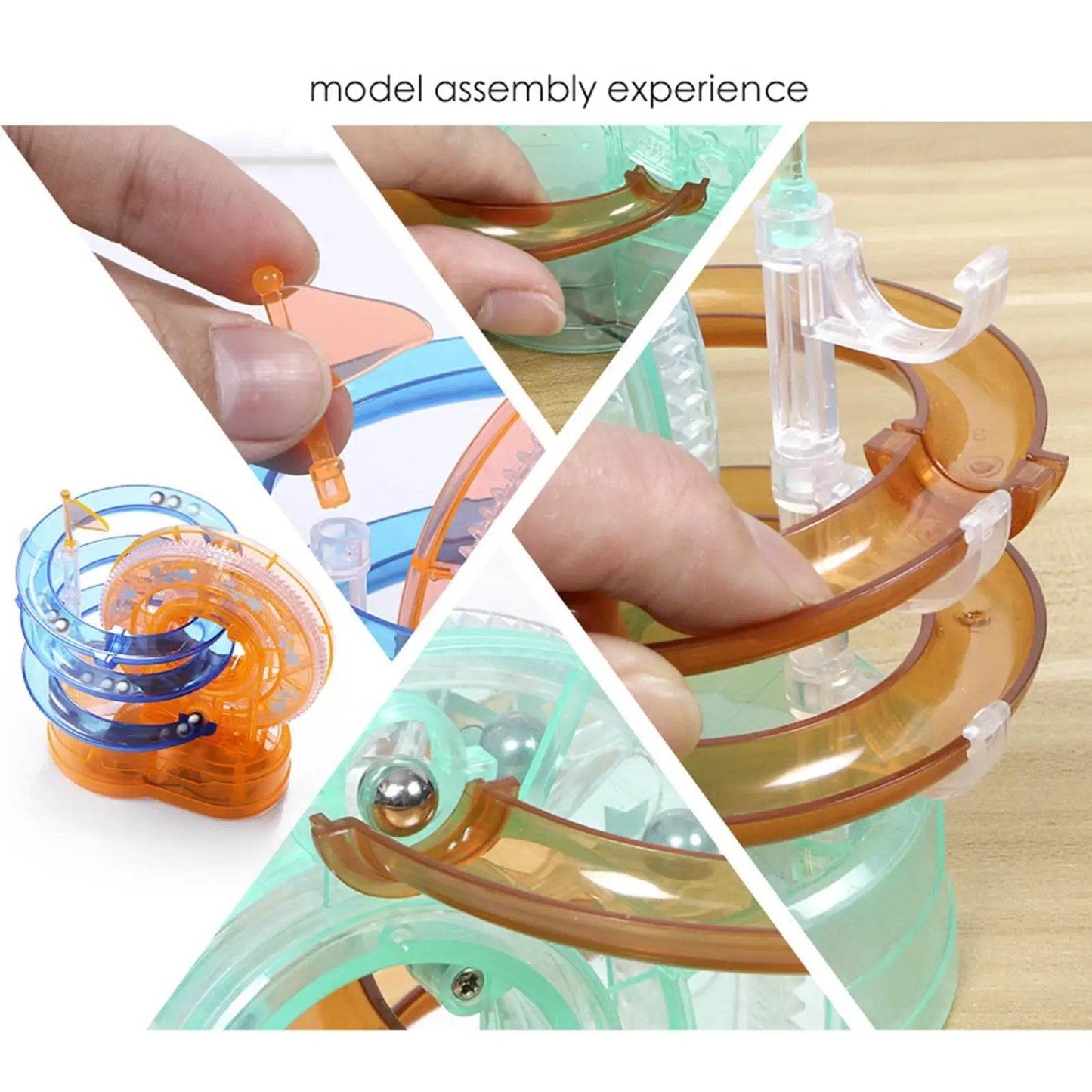 3D Marble Race Track Coaster Set - Fun & Educational Maze Toy - ToylandEU