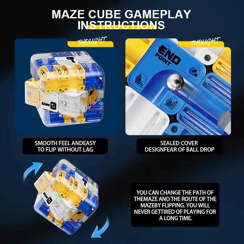  3D Maze Cube Transparent Puzzle GMP CE Certified Pro -  ToylandEU™