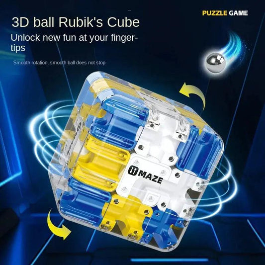  3D Maze Puzzle Cube Calming Stress Relief Toy All Ages -  ToylandEU™