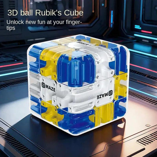  3D Maze Puzzle Cube Calming Stress Relief Toy All Ages -  ToylandEU™