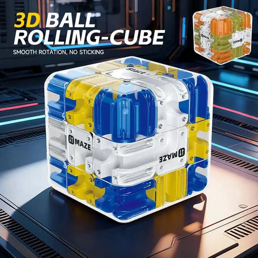  3D Maze Puzzle Cube Fidget Toy Mini For Stress Relief -  ToylandEU™