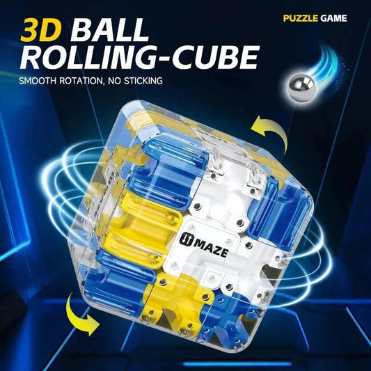  3D Maze Puzzle Cube Fidget Toy Mini For Stress Relief -  ToylandEU™