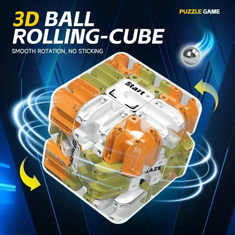  3D Maze Puzzle Cube Fidget Toy Mini For Stress Relief -  ToylandEU™