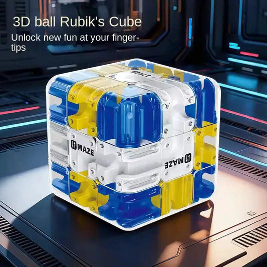 3D Maze Transparent Puzzle Cube Brain Training Durable -  ToylandEU™
