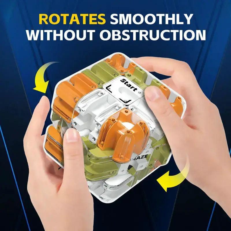  3D Maze Transparent Puzzle Cube Brain Training Durable -  ToylandEU™