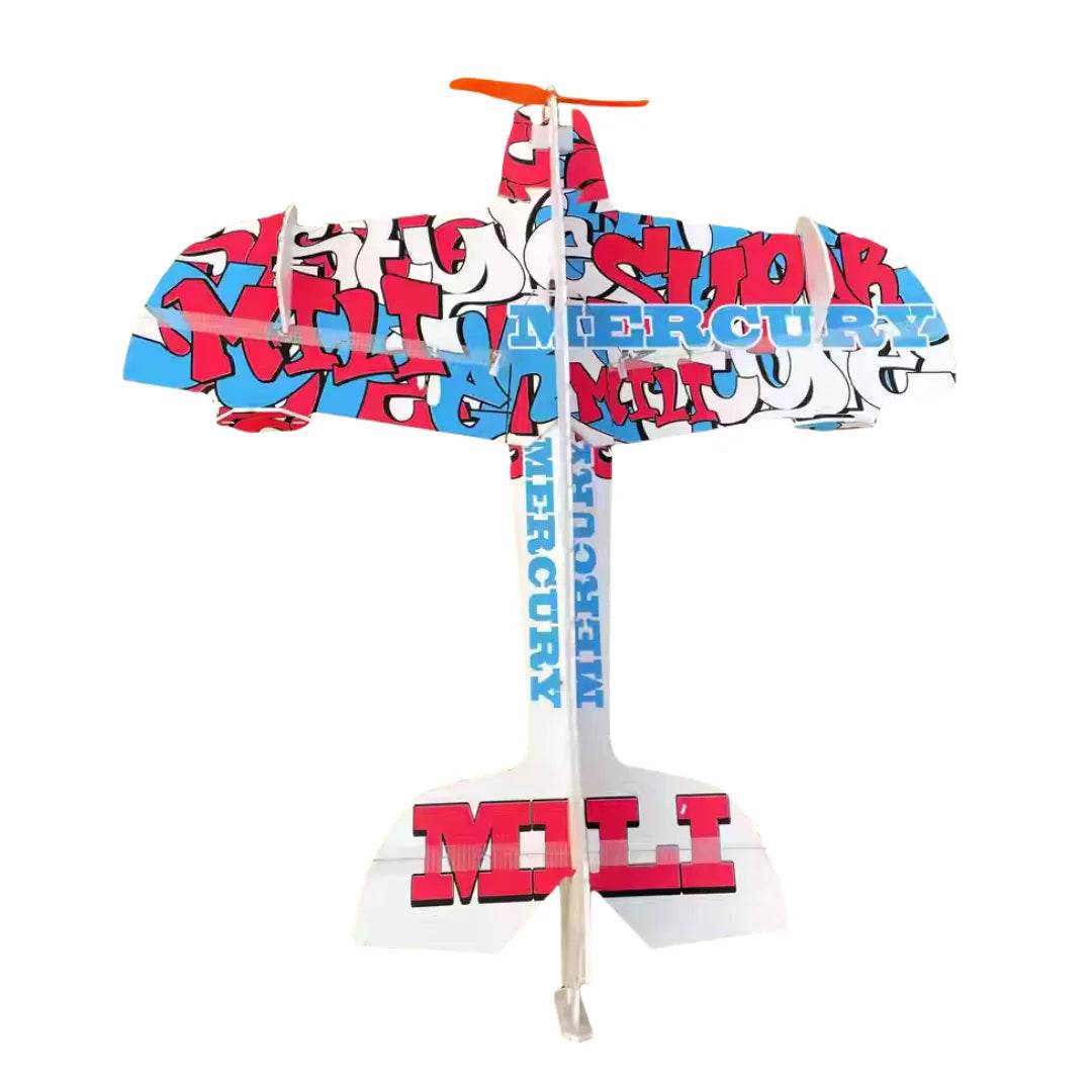3D Mercury Fixed-wing Aerobatic Magic Board Plane RC Airplane KIT DIY - ToylandEU