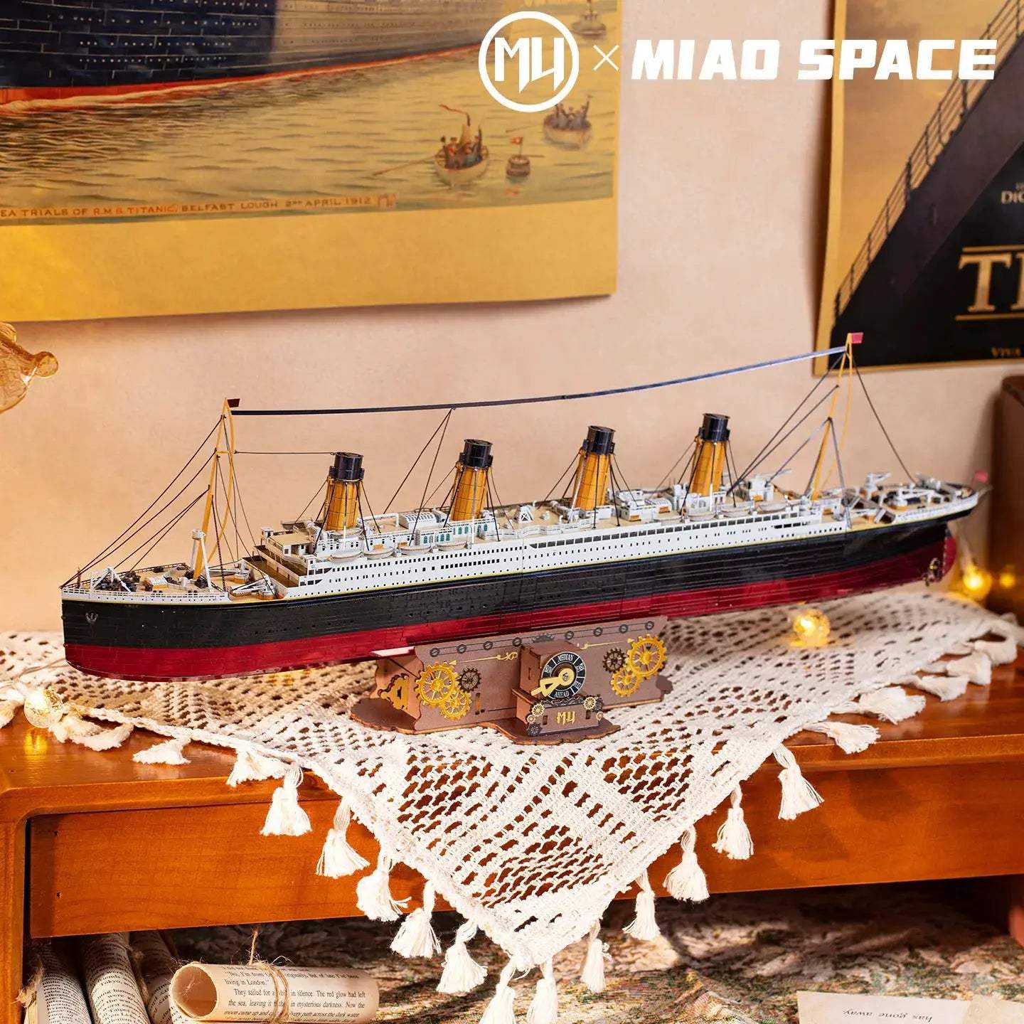  3D Metal Cruise Ship Puzzle Stress Relief Desk Decor -  ToylandEU™