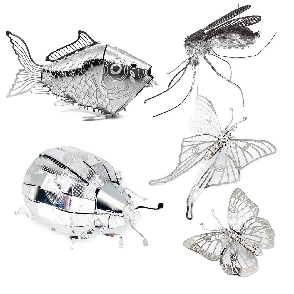  3D Metal Puzzle Insects | Animal Figures | Toylandeu™ 
