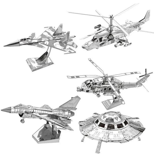  3D Metal Puzzle | Military Aircraft Kit | Toylandeu™ 