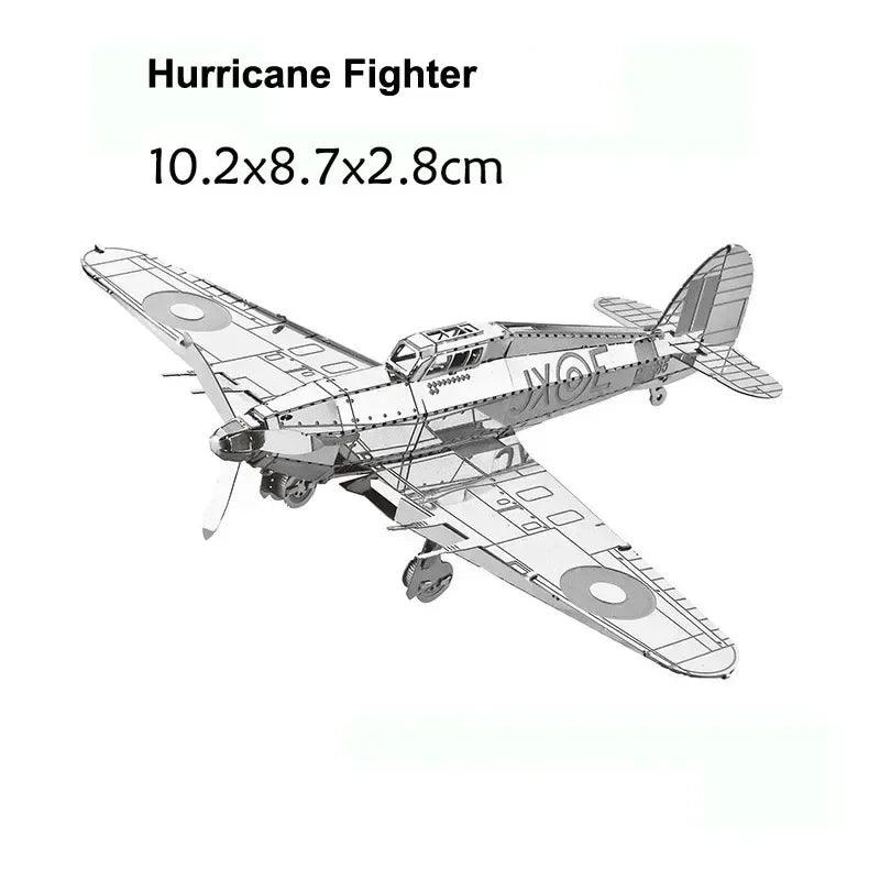  3D Metal Puzzle | Military Aircraft Kit | Toylandeu™ 