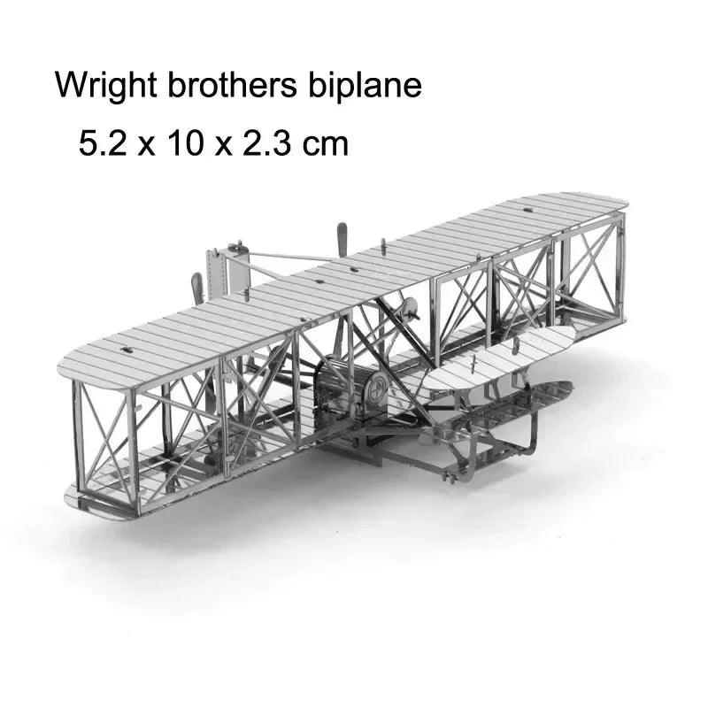  3D Metal Puzzle | Military Aircraft Kit | Toylandeu™ 
