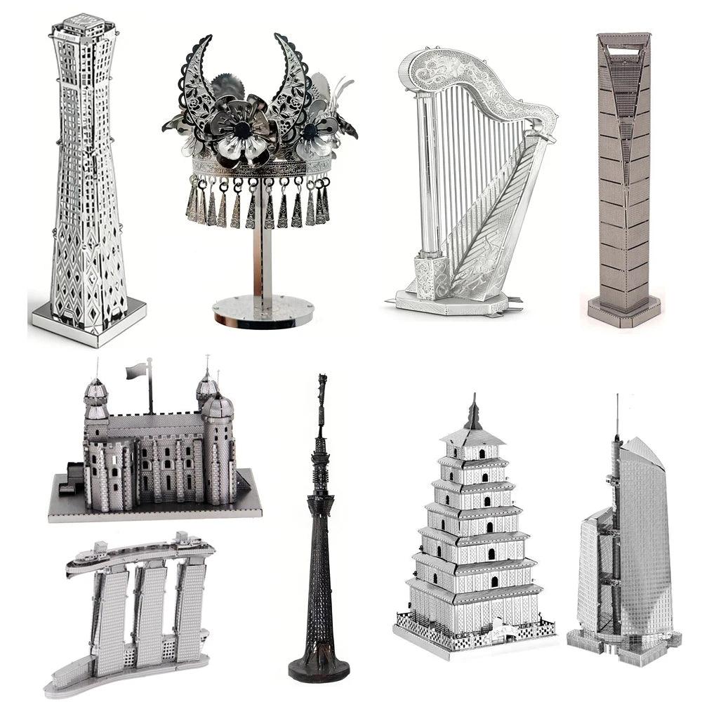  3D Metal Puzzle | Tokyo Skytree Kit | Toylandeu™ 