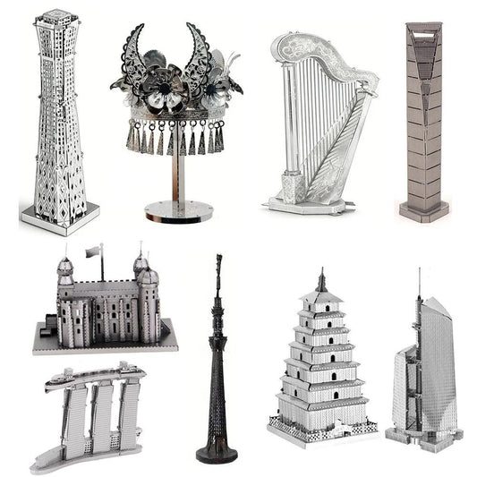 3D Metal Puzzle | Tokyo Skytree Kit | Toylandeu™ 