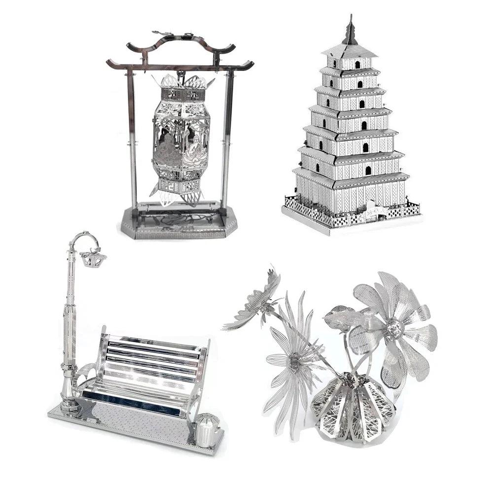  3D Metal Puzzle | Yue Yang Tower | Toylandeu™ 
