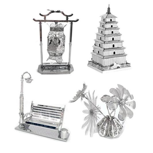  3D Metal Puzzle | Yue Yang Tower | Toylandeu™ 