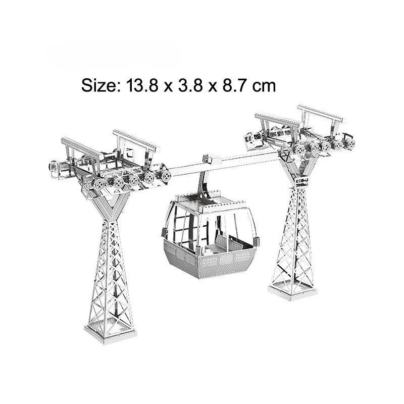  3D Metal Puzzle | Yue Yang Tower | Toylandeu™ 